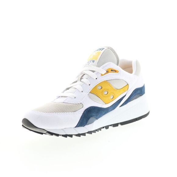 Saucony Mens Shadow 6000 White Shoes (NWT) - Picture 4 of 7